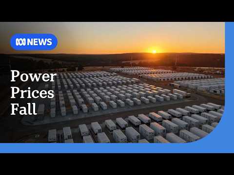 Renewables and home batteries driving down electricity prices | ABC NEWS thumbnail