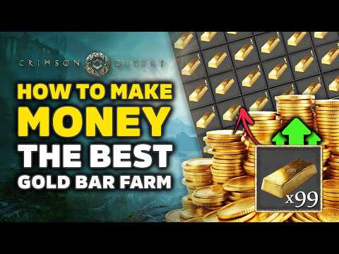Crimson Desert How To Make Money FAST! (New Gold Bar & Apple Location) thumbnail