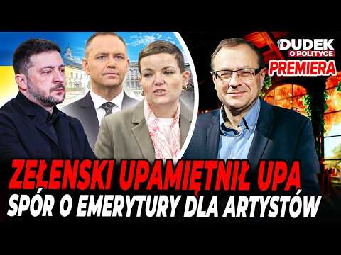 SKANDAL Z ZEŁENSKIM I UPA! EMERYTURY DLA ARTYSTÓW I REFERENDUM W KRAKOWIE | Dudek o Polityce thumbnail