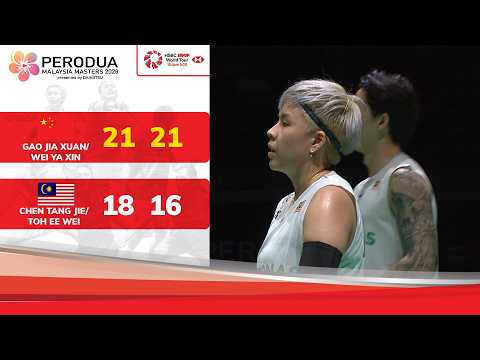 Sorotan: Jia Xuan/Ya Xin 2 - 0Chen Tang Jie/Toh Ee Wei | QF | XD | PERODUA Malaysia Masters 2026 thumbnail