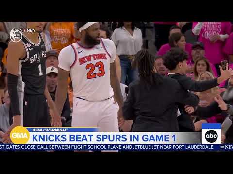 Knicks take Game 1 in NBA Finals against Spurs thumbnail