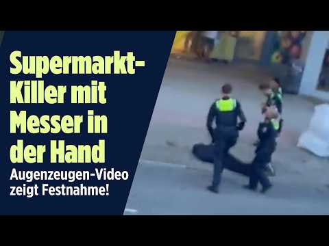 Hamburg: Mann in Supermarkt erstochen – Killer hat noch das Messer in der Hand thumbnail