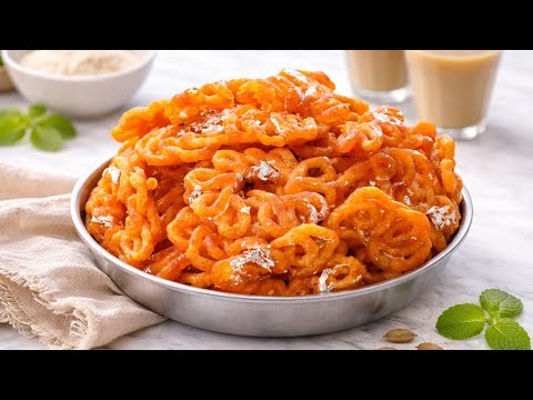 মিষ্টির দোকানের মতো আমৃতি /আমিত্তি | মাসকলাই ডালের জিলাপি Jilapi Amitti Imarti UradDal Jalebi recipe thumbnail