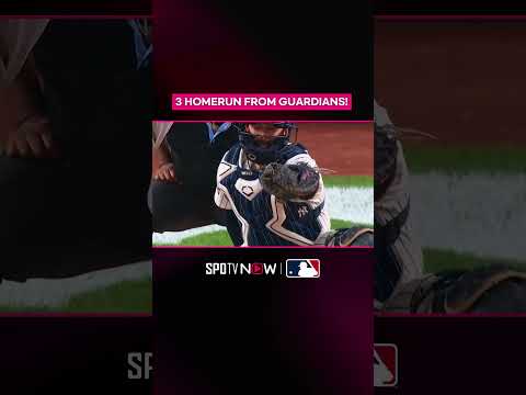 #MLB ⚾ Three homers from the Guardians 💥The bats were red-hot! thumbnail