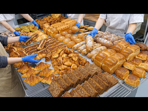 Crispy Outside, Soft Inside – Perfect Bakery Bread / Korea Food! thumbnail
