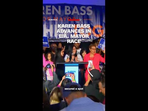 Karen Bass advances in LA mayor race thumbnail