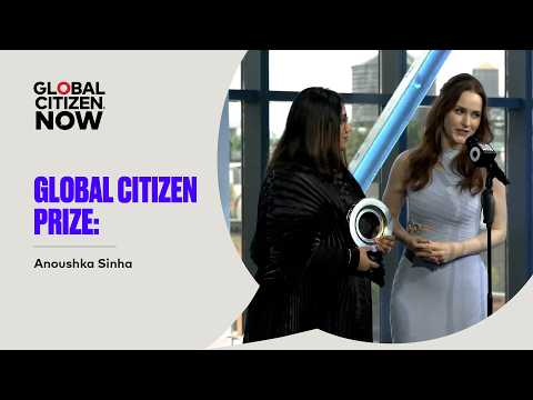 Global Citizen Prize: Anoushka Sinha of India | Global Citizen NOW New York 2026 thumbnail