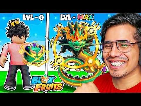 NOOB TO PRO WITH DRAGON FRUIT IN BLOXFRUIT | Roblox ? thumbnail