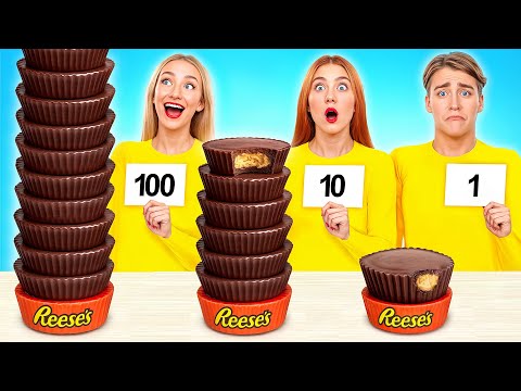 100 Capas De Chocolate Desafío | Desafíos de Comida Divertida por Multi DO Challenge thumbnail