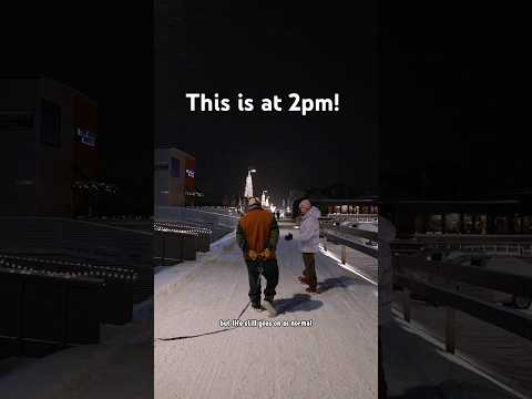 Polar Night EXPLAINED (we live in 24/7 darkness) | #svalbard #winter thumbnail