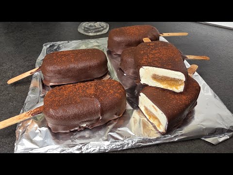 Gelato Tiramisù Fatto in Casa 🍦☕ Ricetta Facile e Cremosa con Copertura Croccante thumbnail
