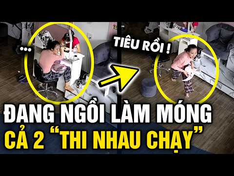 Đang LÀM MÓNG TAY thì khách và chủ tiệm THI NHAU CHẠY lý do khiến ai nấy BẬT CƯỜI | Tin 3 Phút thumbnail