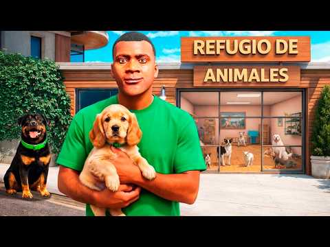 CONVERTÍ en un REFUGIO de ANIMALES la CASA de FRANKLIN en GTA 5 thumbnail