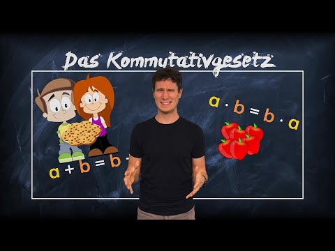 Kommutativgesetz - Vertauschungsgesetz - einfach erklärt thumbnail