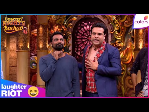 Comedy Nights Bachao | Krushna Mocks Ganesh Acharaya's Circumference | Colors TV thumbnail