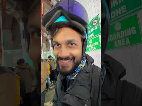 Learning how to Ski is not for the weak! #hindi #vlog thumbnail