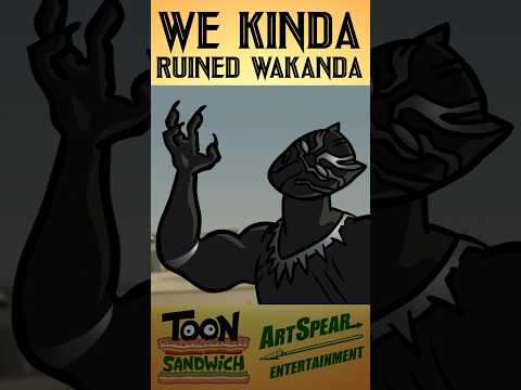 Black Panther, slay king - TOON SANDWICH #funny #marvel #mcu #blackpanther #comedy thumbnail