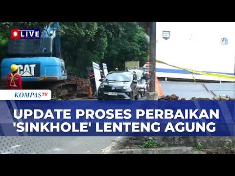Terbaru! Perbaikan Jalan di 'Sinkhole' Lenteng Agung, Alat Berat Dikerahkan thumbnail