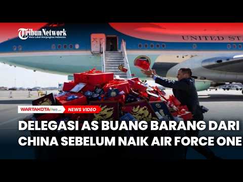 Takut Disadap Delegasi AS Buang Barang dari China Sebelum Naik Air Force One, Ini Daftarnya thumbnail