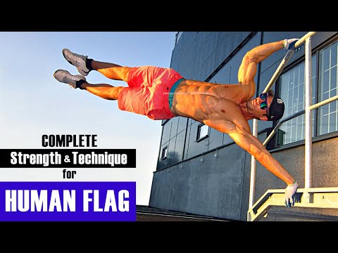 COMPLETE Human Flag Tutorial - Most Important Exercises & Progression (Strength AND Technique) thumbnail
