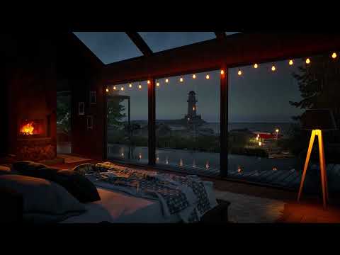 Lluvia suave por la noche | Música relajante para dormir | Sueño profundo y reparador thumbnail