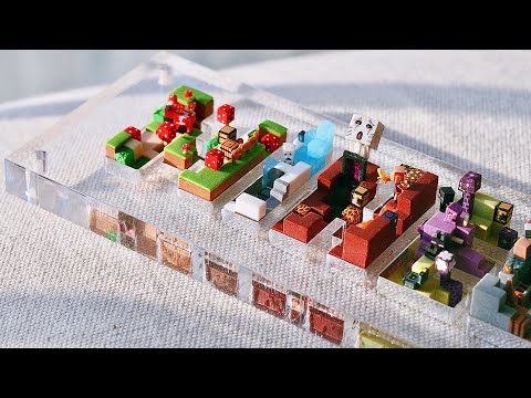 Compilation Vid | Making Minecraft 3D Letters with clay - ASMR thumbnail
