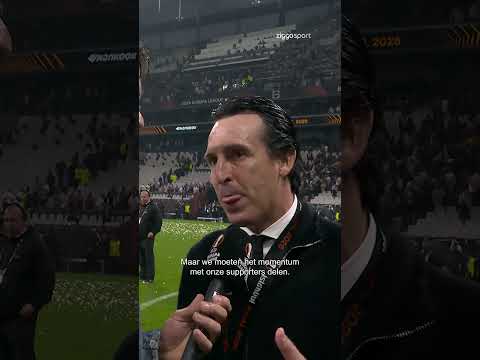 'Alles wat we vandaag gedaan hebben, is voor de supporters!' ?#ZiggoSport #UEL #Emery #AstonVilla thumbnail