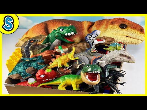 Jurassic World Premium Gift Box | Giant Dinosaur toys for kids camp cretaceous trex mattel thumbnail