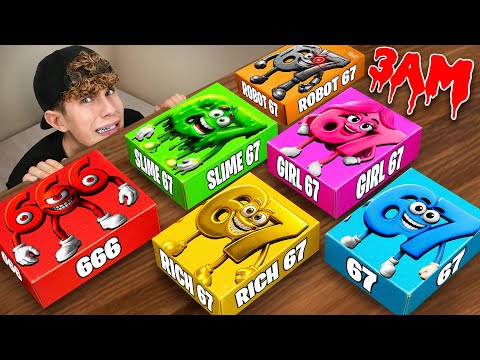 ÖFFNE NIEMALS ALLE MYSTERY 67 BRAINROT BOXEN um 3 UHR!! thumbnail