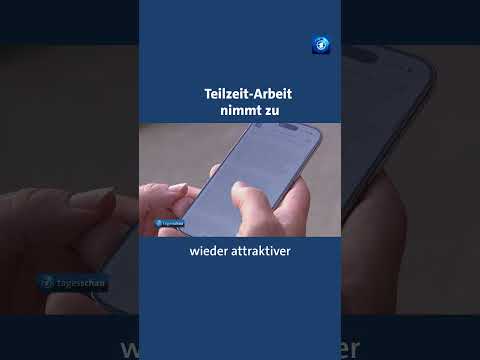 Immer mehr Menschen arbeiten in Teilzeit – vor allem Frauen #tagesschau #nachricht #teilzeit #arbeit thumbnail
