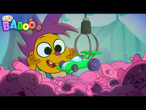 TRICERATOPS BABY mistakes Duke for his Mommy | Club Baboo | Funny 1HOUR Dino Videos for Kids | T-rex thumbnail