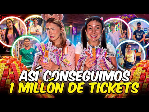 GANAMOS 1,000,000 DE TICKETS EN CHUCK E. CHEESE 😱 | HERMANAS JM thumbnail