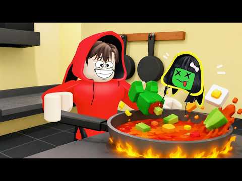Yuta, Mio Dan Baby Celine Masak Daging Zombie Untuk Dijual || ROBLOX thumbnail