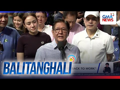 PBBM sa mga senador - 'Get back to work' | Balitanghali thumbnail