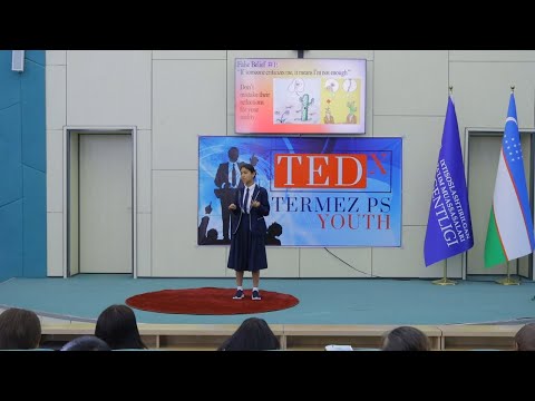 Unlearn What You Have Been Taught About Self-worth | E'zoza Chorshanbiyeva | TEDxTermez PS Youth thumbnail