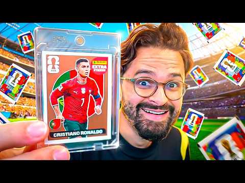 ENCONTREI A FIGURINHA EXTRA MAIS RARA DA COPA 😳⚽ thumbnail