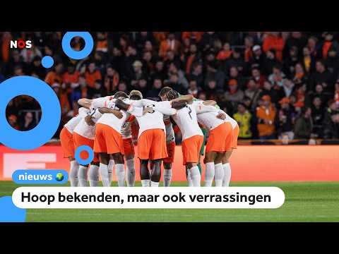 Deze voetballers gaan voor Nederland naar het WK thumbnail