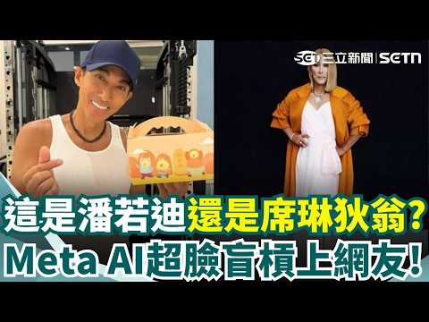 潘若迪撞臉席琳狄翁 Meta AI大臉盲開戰網友 工程師14天打造AI工具暴紅 1年海撈12億｜三立新聞網 SETN.com thumbnail
