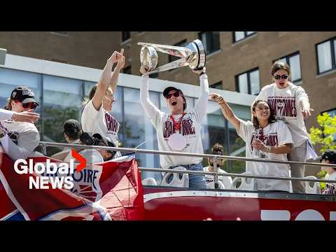 “So much love”: Montreal Victoire celebrate Walter Cup with downtown parade thumbnail