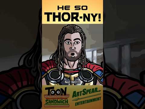 Thor needs some Thunder Lovin' - TOON SANDWICH #thor #marvel #mcu #superhero #animation #funny thumbnail