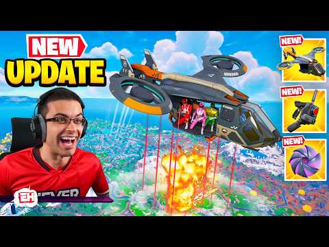 NickEh30 reacts to Fortnite's MASSIVE Update! (Choppa, Airstrike, Roly Poly) thumbnail