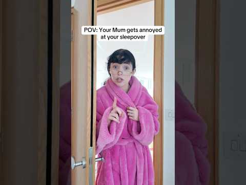 MY MUM GOT ANNOYED AT MY SLEEPOVER thumbnail
