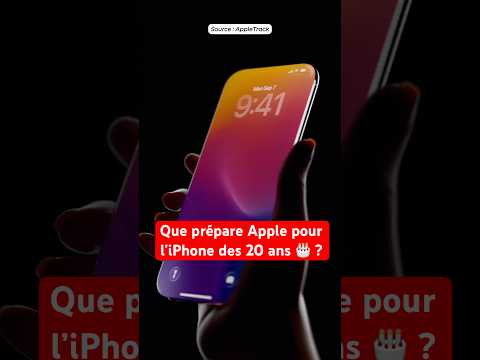 Que prépare Apple pour l’iPhone des 20 ans ? ? #apple #iphone  #innovation  #rumeur #rumeurs thumbnail
