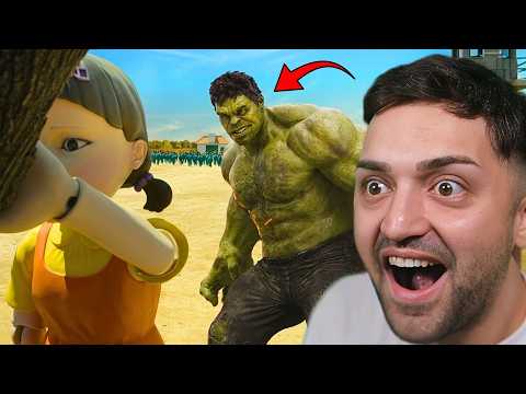 SQUID GAME 3 VS AVENGERS! thumbnail