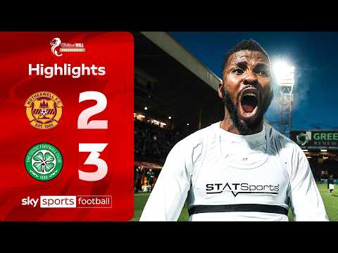 LATE VAR DRAMA sets up final day showdown! ? | Motherwell 2-3 Celtic | SPFL highlights thumbnail