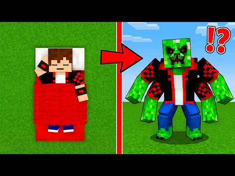 ماين كرافت : كل ما انام اتحول وحش عشوائي !!؟ 🔥😱 thumbnail