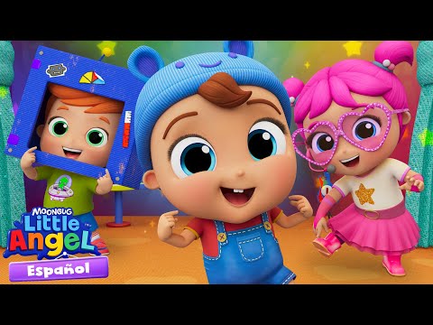 Cabeza, Hombros, Rodillas y Pies 😄 Canciones Infantiles 🎵 Little Angel Español thumbnail