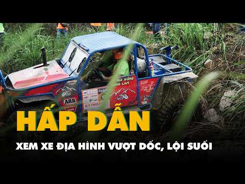 Hấp dẫn xem xe địa hình vượt dốc, lội suối ở Nha Trang thumbnail