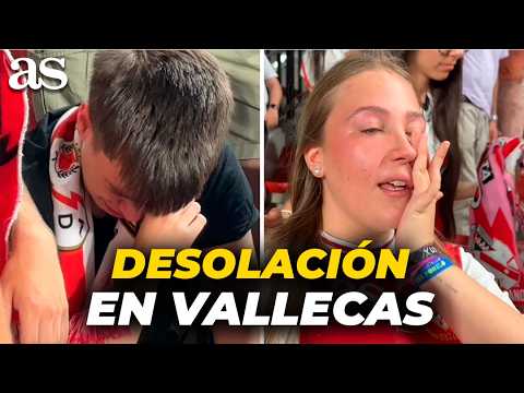LÁGRIMAS y DESOLACIÓN en la afición del RAYO en VALLECAS tras la DERROTA en la FINAL de CONFERENCE thumbnail