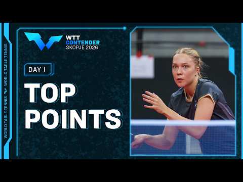 Top Points of Day 1 | #WTTSkopje 2026 thumbnail
